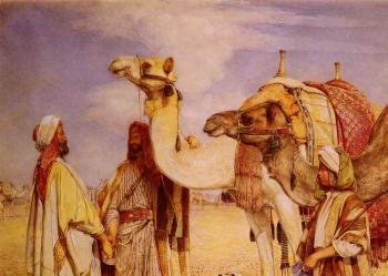 約翰 費德裡尅 裡維斯 The Greeting in the Desert, Egypt